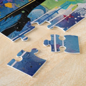 Cute Puppy Funny Dog Mixed Media Animal Pet Puzzle (Seite)