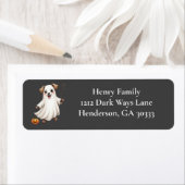 Cute Puppy Ghost Halloween (Insitu)