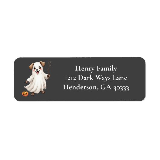 Cute Puppy Ghost Halloween (Vorne)