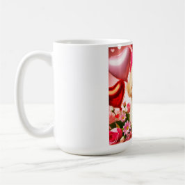 Cute puppy Happy Valentine's day  Kaffeetasse