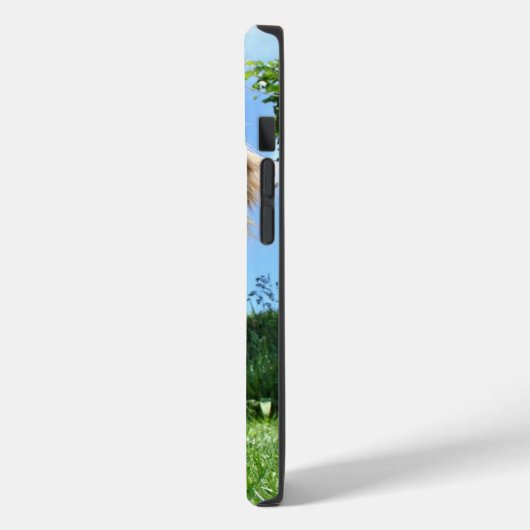 Cute Puppy in Garden Photo Case-Mate iPhone Hülle (Rückseite / Links)