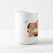 Cute Puppy Monkey Fox Mug Kaffeetasse (Mittel)
