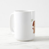 Cute Puppy Monkey Fox Mug Kaffeetasse (Vorderseite Links)
