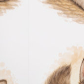 Cute Puppy Pattern Wallpaper Nursery Kids Tapete (Naht)