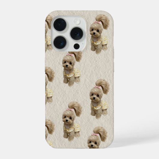 Cute Puppy Phonecase iPhone Hülle (Rückseite)