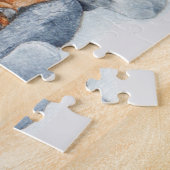 cute puppy rottweiler cuddling teddy bear puzzle (Seite)