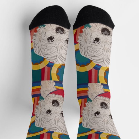 Cute Puppy Socken (Oben)