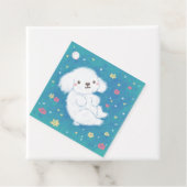 Cute Puppy with Flowers Geschenkanhänger (Beispiel)