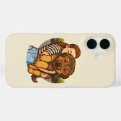 Cute Puppy with Heart Sunglasses Case-Mate iPhone Hülle (Rückseite (Horizontal))