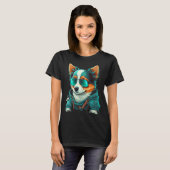 Cute Puppy With Sunglasses  1 T-Shirt (Vorne ganz)