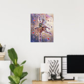 Cute Purple Dancer Poster (Heimbüro)