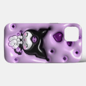 Cute Purple Goth Aesthetic Phone Case 💜✨ (Rückseite (Horizontal))