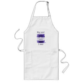 Cute Purple Home Canning Jelly Jar with Your Name Lange Schürze