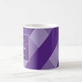Cute Purple Message for Mom Mother's Day Kaffeetasse (Mittel)