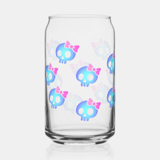 Cute Purple Skull Planner Dosenglas