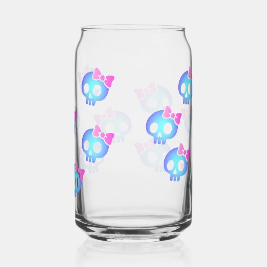 Cute Purple Skull Planner Dosenglas (Rechts)