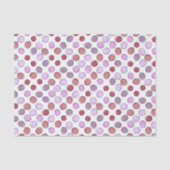 Cute Purple Spotty Pattern Seidenpapier (Vorderseite)