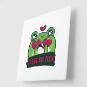 Cute Quadratische Wanduhr (Winkel)