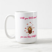cute queen bee valentine kaffeetasse (Links)