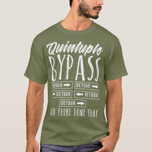Cute Quintuple Bypass Surgery Recovery Get Well T-Shirt (Vorderseite)