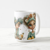 CUTE QUIRKY LITTLE IRISH GIRLS  KAFFEETASSE (VorderseiteRechts)