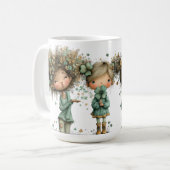 CUTE QUIRKY LITTLE IRISH GIRLS  KAFFEETASSE (Vorderseite Links)
