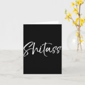 Cute Quote For Women Sarcastic Gag Gift  Karte (Gelbe Blume)