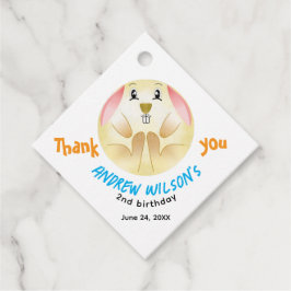 Cute Rabbit Ball Ready to Play Ball Party Animal Geschenkanhänger