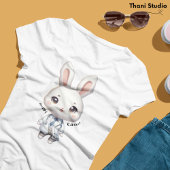 Cute Rabbit Doctor Hoppy Easter & Custom Name T-Shirt