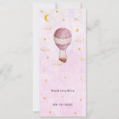 Cute Rabbit In Magical Night With Moon And Stars (Vorderseite)