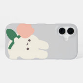 Cute Rabbit Phone Case – Aesthetic Bunny Design iPhone 16 Hülle (Rückseite (Horizontal))