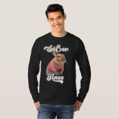 Cute Rabbit Retro Winter Ski Rabbit T-Shirt (Vorne ganz)