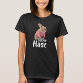 Cute Rabbit Winter Ski Rabbit T-Shirt (Vorderseite)
