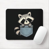 Cute Raccoon Cket Funny For Mens Womens Kids Racco Mousepad (Mit Mouse)