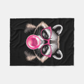 Cute Raccoon Design For Men Women Kids Racoon Racc Fleecedecke (Vorderseite (Horizontal))