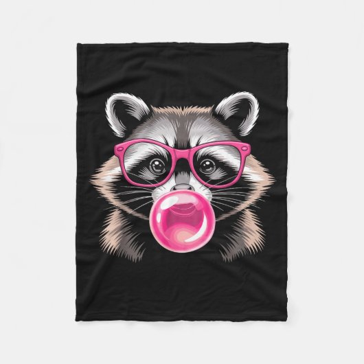 Cute Raccoon Design For Men Women Kids Racoon Racc Fleecedecke (Vorderseite)