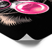 Cute Raccoon Design For Men Women Kids Racoon Racc Poster (Ecke)