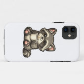 Cute Raccoon with Coffee – Cozy Kawaii Animal Case-Mate iPhone Hülle (Rückseite (Horizontal))