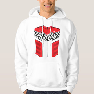 Cute Race Car Driver Halloween Costume Drag Racer Hoodie