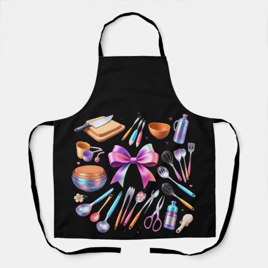 Cute Rainbow Apron Cooking Accessories  Schürze (Vorderseite)