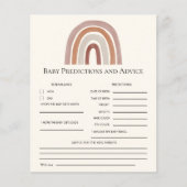 Cute Rainbow Boho Baby Shower (Vorderseite)