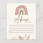 Cute Rainbow Boho Baby Shower (Vorderseite)