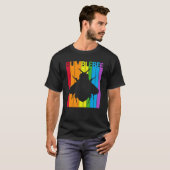 Cute Rainbow Bumblebee T-Shirt (Vorne ganz)
