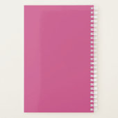 Cute Rainbow & Clouds Kids Design | Happy Pastel N Planer (Rückseite)