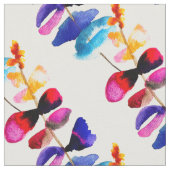 Cute rainbow leaves watercolor stoff (Nahaufnahme)