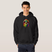 Cute Rainbow Sloth Hoodie (Vorne ganz)