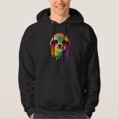 Cute Rainbow Sloth Hoodie (Vorderseite)