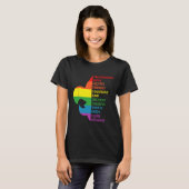 Cute Rainbow Style Scouting Law T-Shirt (Vorne ganz)