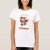 Cute Ram Winter Baby Shower T-Shirt (Vorderseite)