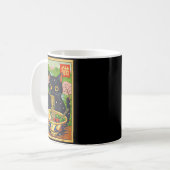 Cute Ramen Cat Nature Flowers Noodle Anime Kaffeetasse (Vorderseite Links)